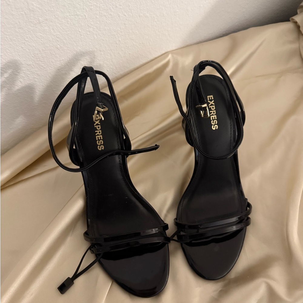 Express Black Strappy Women's Sandals